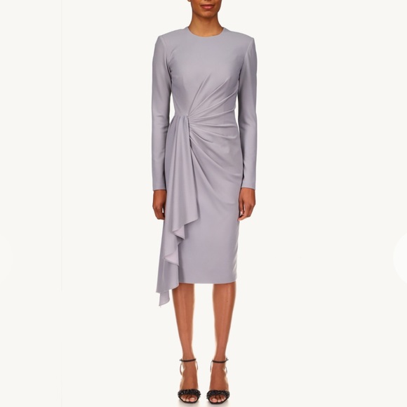 Nwt Draped Sash Event Dress by Badgley Mischka sz 4 #H1